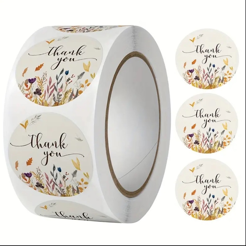 500 pcs "Thank You for Supporting My Small Business" Stickers